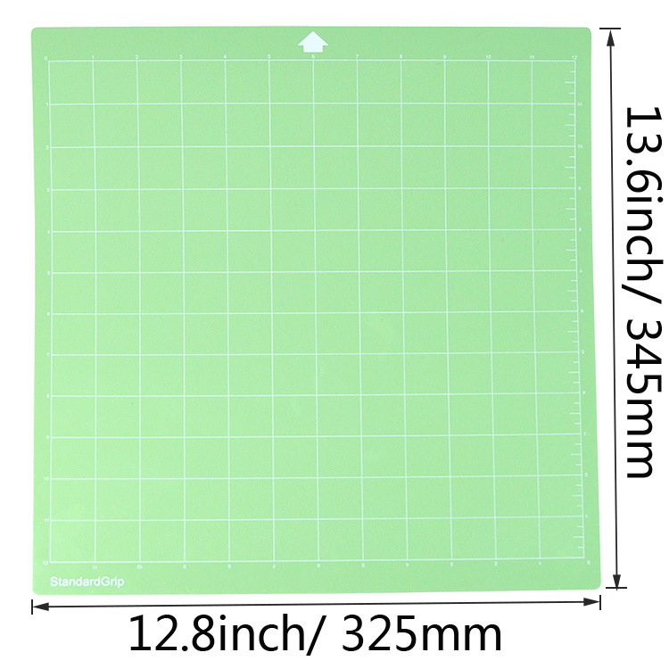 12*12inch 녹색 중간 접착성 비다공성 실루엣 카메오에 적합