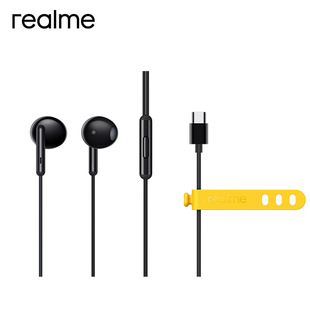 Original Realme Buds Classic Type-C Version Wired Headphones Semi-In-Ear Classic Wire Control