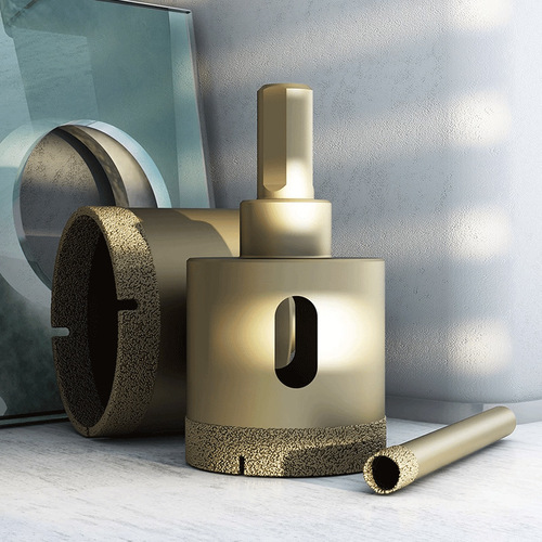 Brazing dry tile drill bit marble diamond hole drill ceramic glass dry drilling hole opener manufacturer wholesale