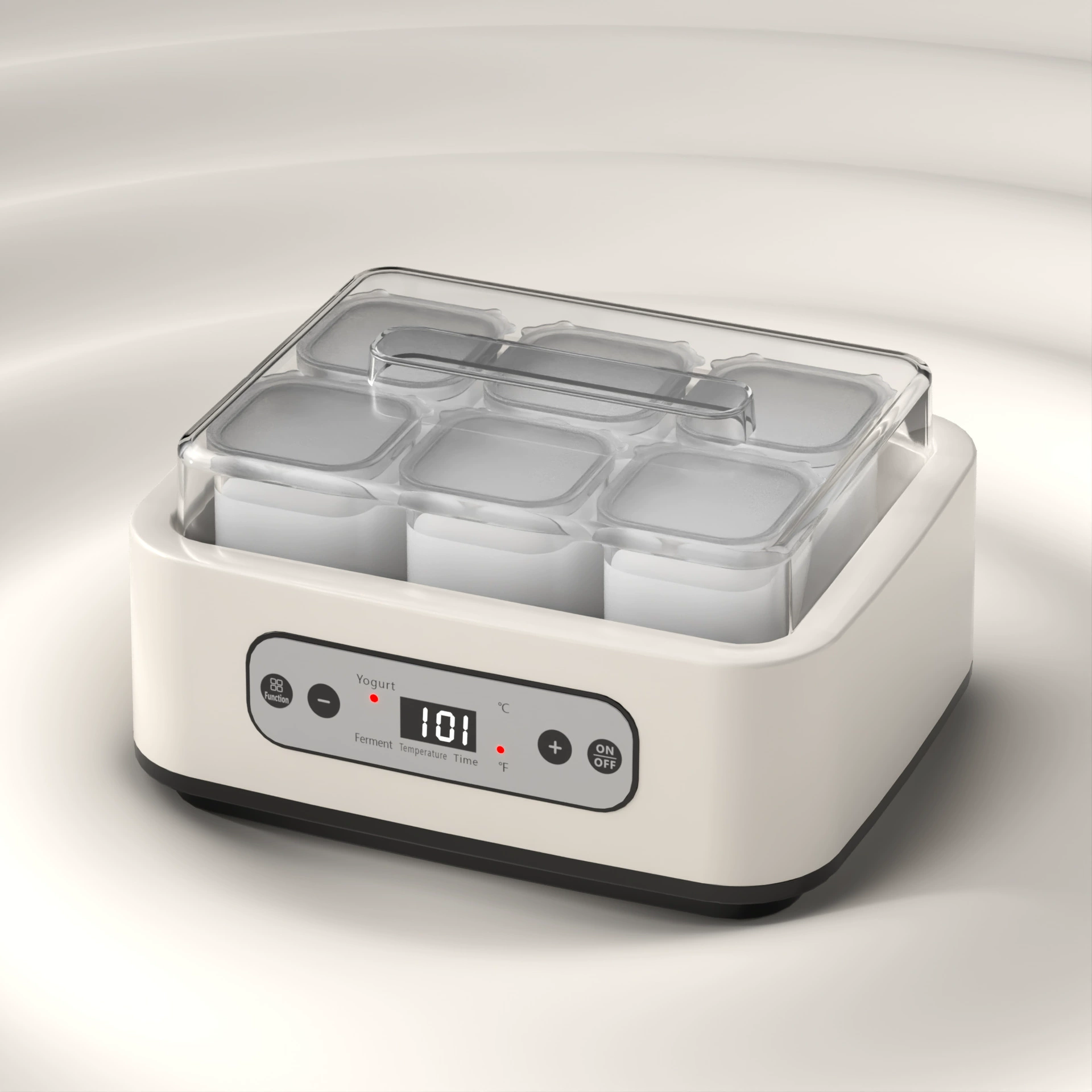 Six-cup yogurt machine, jam ice cream machine, pudding breakfast machine, homemade yogurt fermentation machine YOGURT MAKER