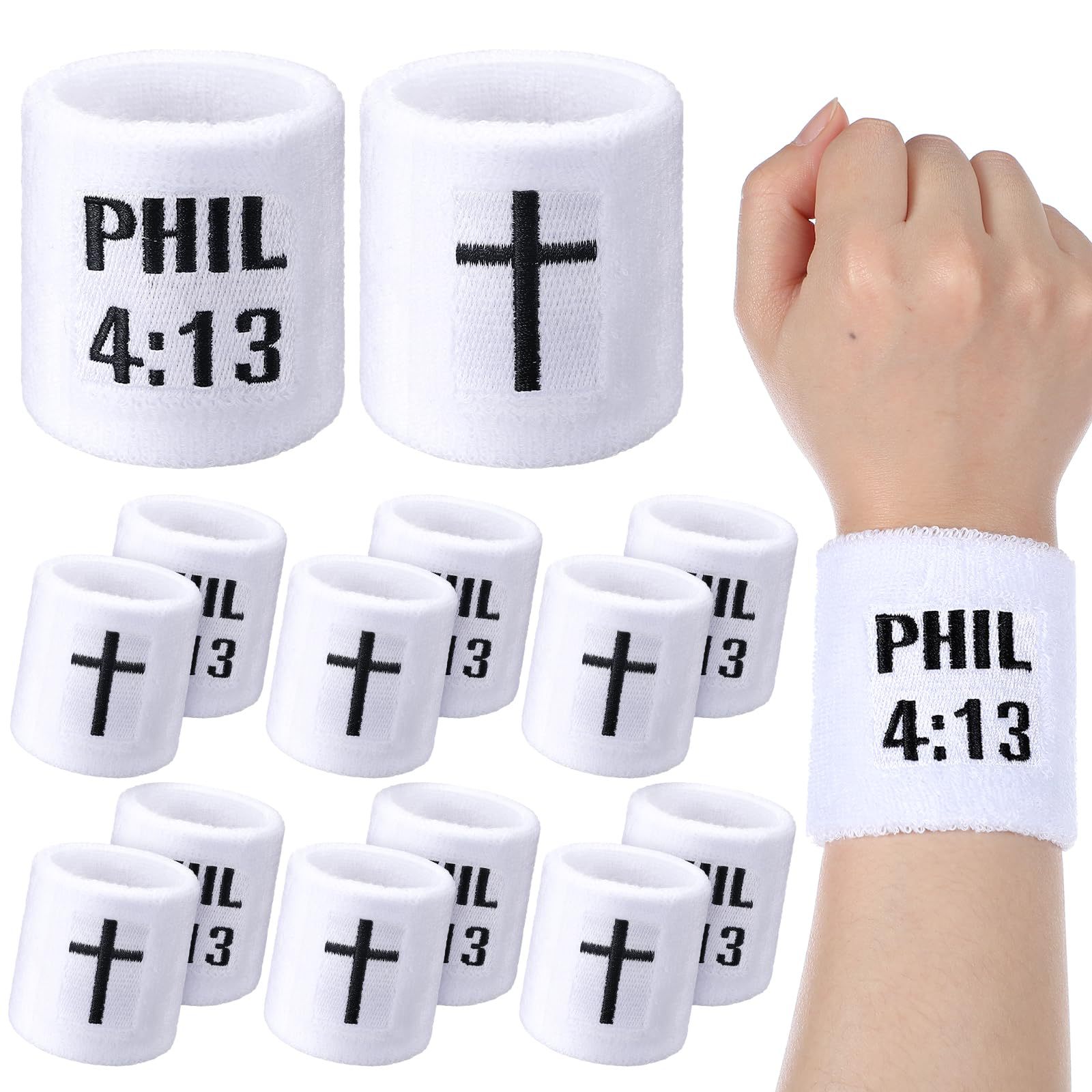 Cross-Border Cross-Shaped Water Drop Wristband for Baseball, Faith Sports, Sweat-Absorbing, Basketball Exercise, Player Gym Finger Protector