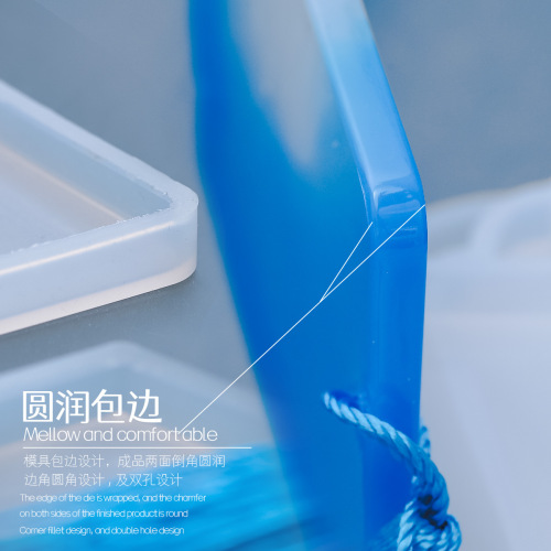 Glue diy mold aromatherapy plaster tag double hole chuck tag car hanging handmade material package silicone abrasive tool