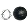 A single black soft ball [does not contain headband inside]