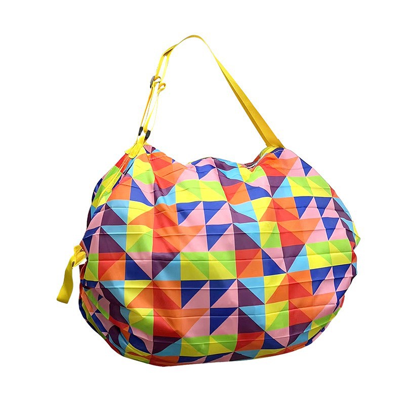 Fábrica de gran capacidad plegable bolsa de compras plisada camuflaje multicolor Oxford tela de almacenamiento portátil protección del medio ambiente bolso