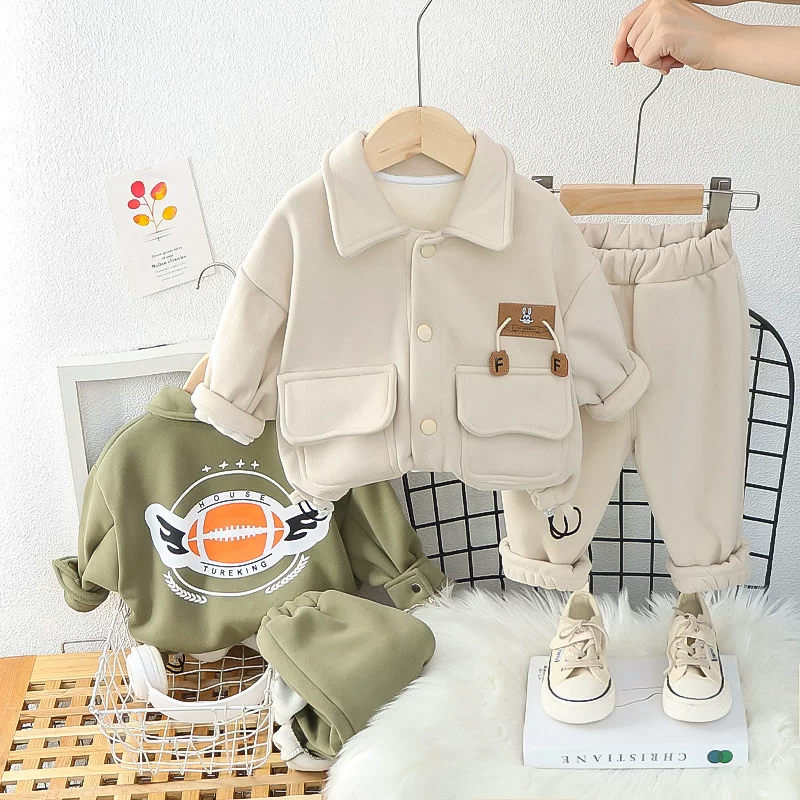 Fleece autumn children's set