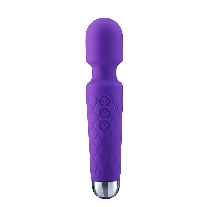 Wand vibrator AV stick 20-frequency, silicone massage stick, small and large sizes