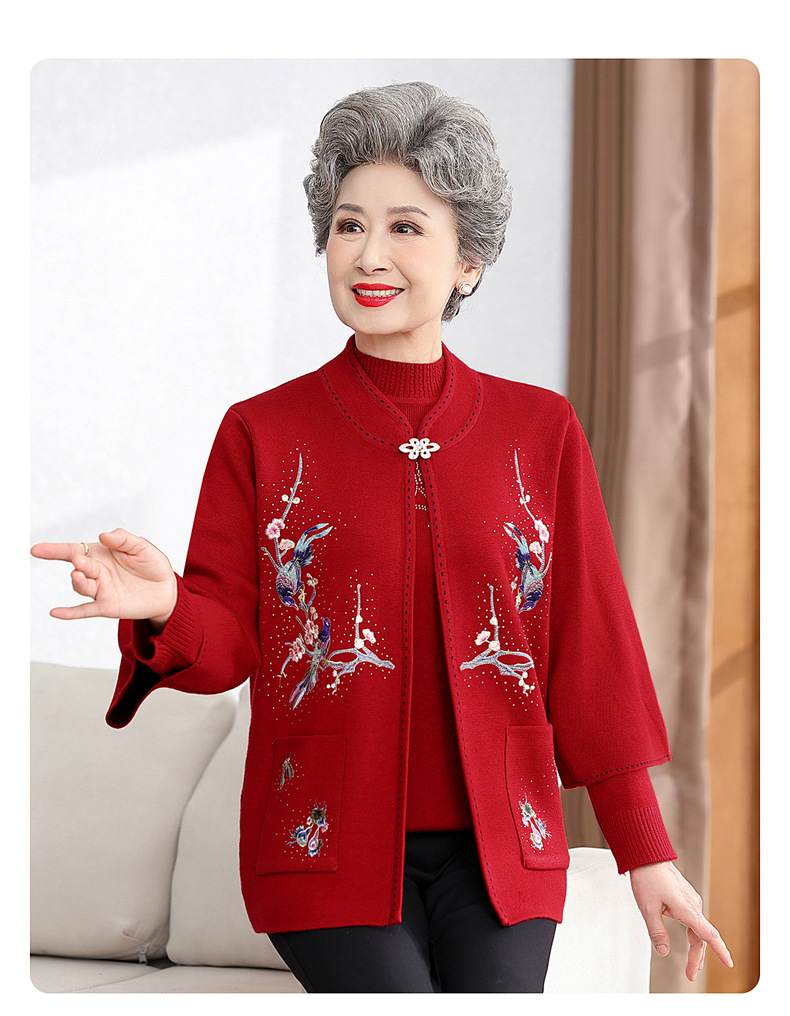 E6050 1440K ÁO LEN NỮ TAIRYA DÁNG DỘNG MÙA XUÂN THU ĐÔNG TRUNG NIÊN THỜI TRANG NỮ G04 SẢN PHẨM MỚI