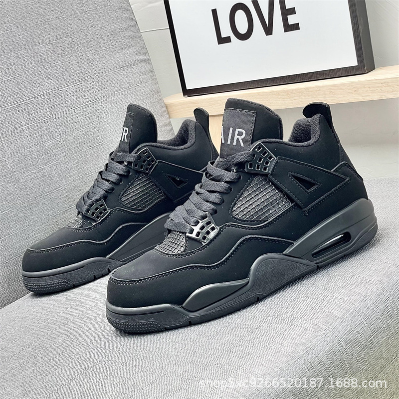 Putian Sneakers, Ultra-Light Aj4 Thick-Soled High-Top Retro Basketball Shoes, Casual Sneakers, Versatile Sports Shoes