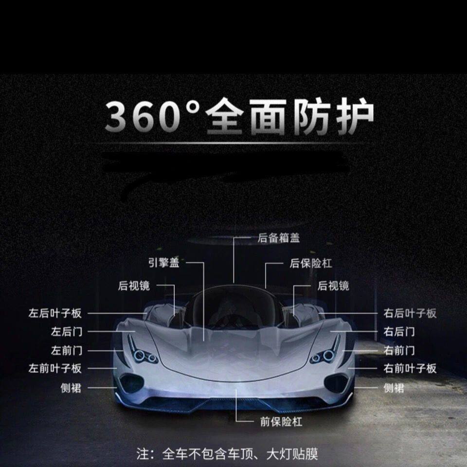 Wholesale Tpu Invisible Car Wrap, Full Roll, Scratch-Resistant, Brightening, Self-Healing, Full Car Paint Protection Film