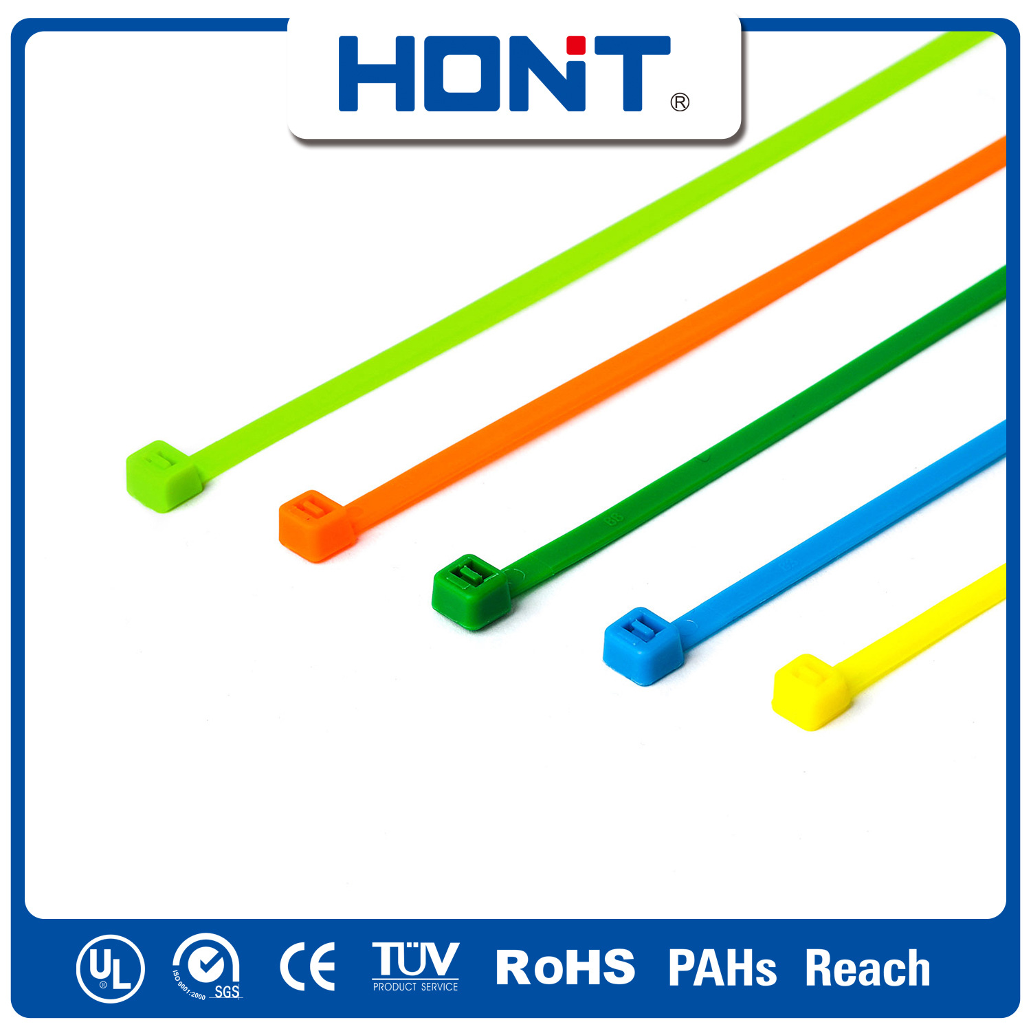 宏泰HONT 7.6*200绑扎带塑料扎带尼龙扎带Nylon Cable tie