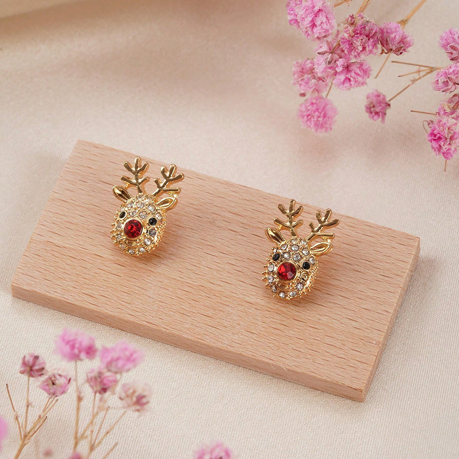 Small elegant Christmas sophisticated earrings