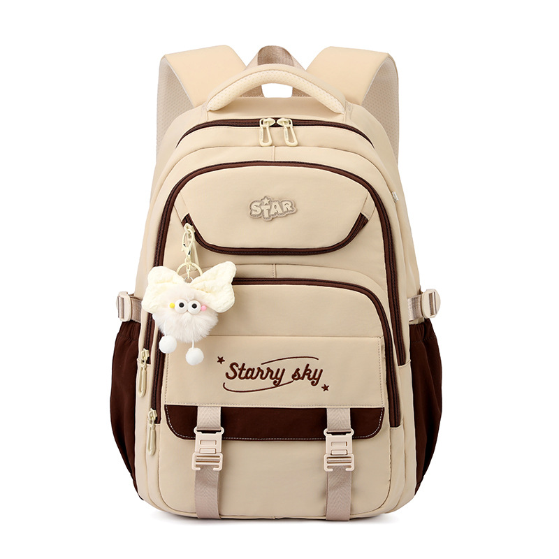 Nueva mochila escolar casual coreana para estudiantes de primaria 3 - 6 grados, mochila de estudiantes de secundaria ligera y de gran capacidad