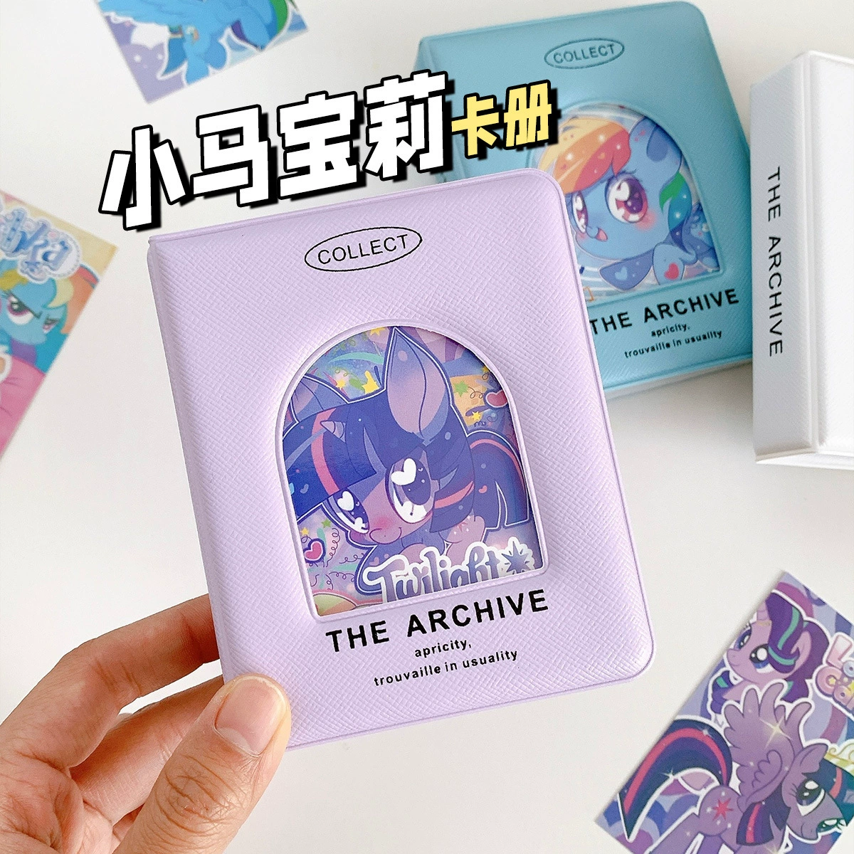 Rins Pony Baoli маленькая карточка окна 3-дюймовый мини-Polarod детская фотография сплошной цветной фотоальбом