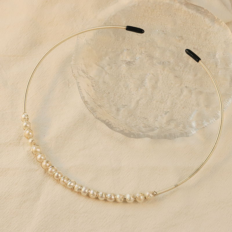 XLENTAG original diseño a mano natural collar de anillo de perla lujoso versátil de alta calidad collar de collar de collar de collar