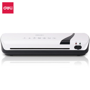 Deli 2130 plastic laminating machine a4 office household photo plastic laminating machine small cold and hot laminating machine