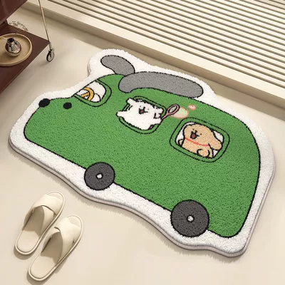 mat bathroom absorbent non-slip | Avtomobil döşəmə paspasları