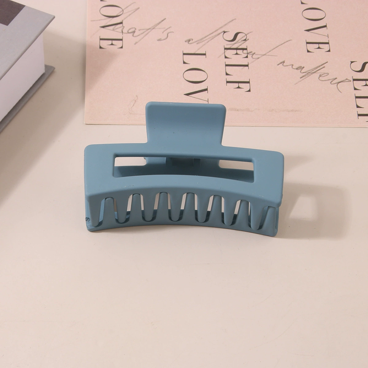 (Cross-border trading), rectangular matte crab pin, big shark, hairgrip, Amazon, simple and elegant design