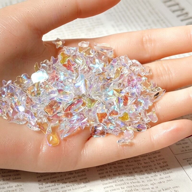 Aurora Mini Small Drill Nail Art Jewelry Internet Celebrity Warm Fine Same Spirit Explosions Fairy Nail Art Drill Flat Bottom Special-shaped Drill