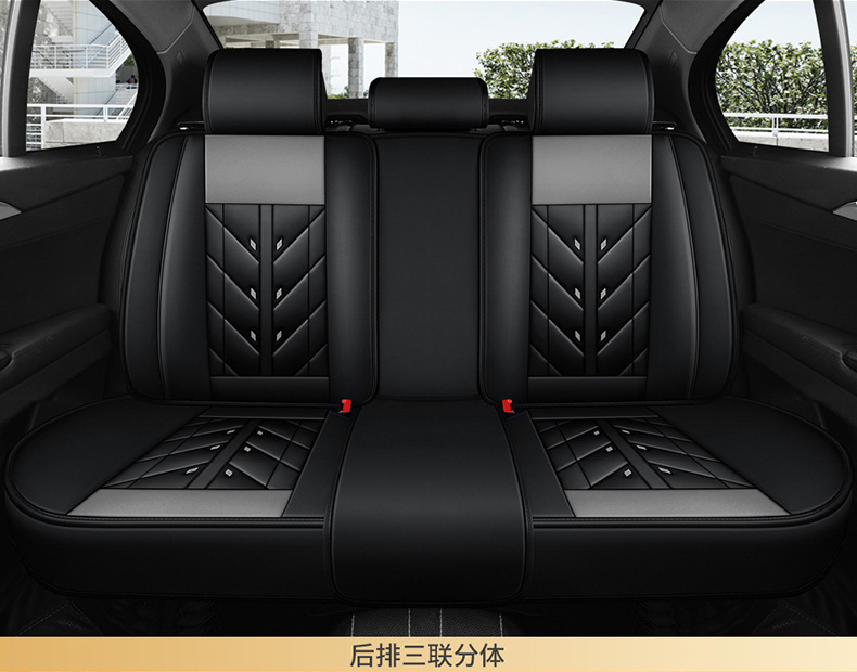 Car Seat Cushion Seat Cover Fully Surrounded Full Leather Four-Season Universal New Wear-Resistant Leather Seat Cover Seat Cushion Seat Cover Wholesale