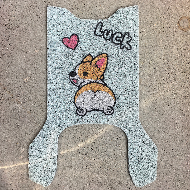 Scooter Foot Mat, Aima Electric vehicle foot mat - corgi