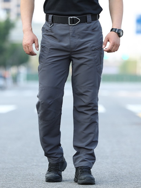 Pantalones tácticos IX5 de cónsul transfronterizo, ropa de entrenamiento suelta antiarañazos para hombre, monos de combate, pantalones de abanico militar de múltiples bolsillos