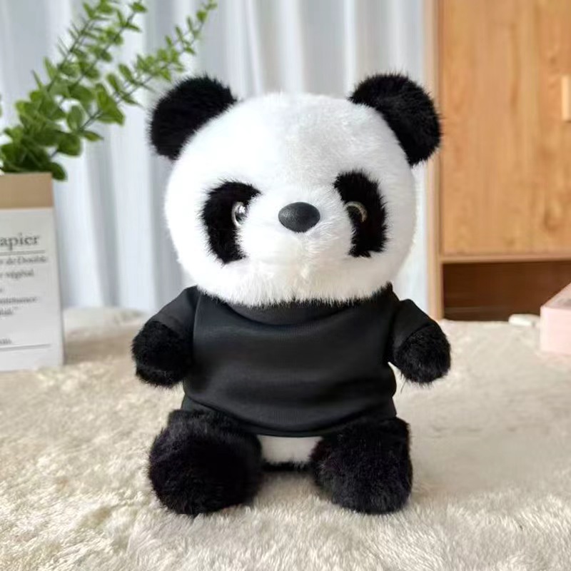 Dollos lindos de peluche, muñecas de ropa, muñecas de denim, Sichuan, Chengdu, recuerdos, logotipo
