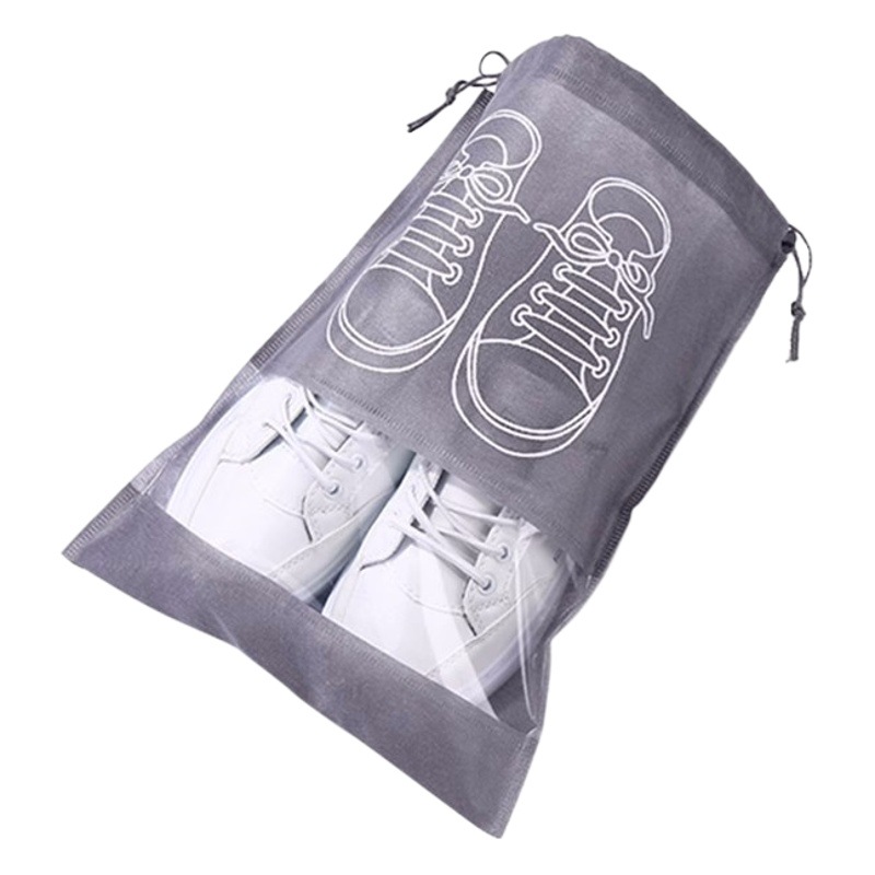 Non-Woven Shoe Storage Bag Wholesale Travel Outing Drawstring Shoe Bag Clothing Sundries Organization Dustproof Drawstring Bag
