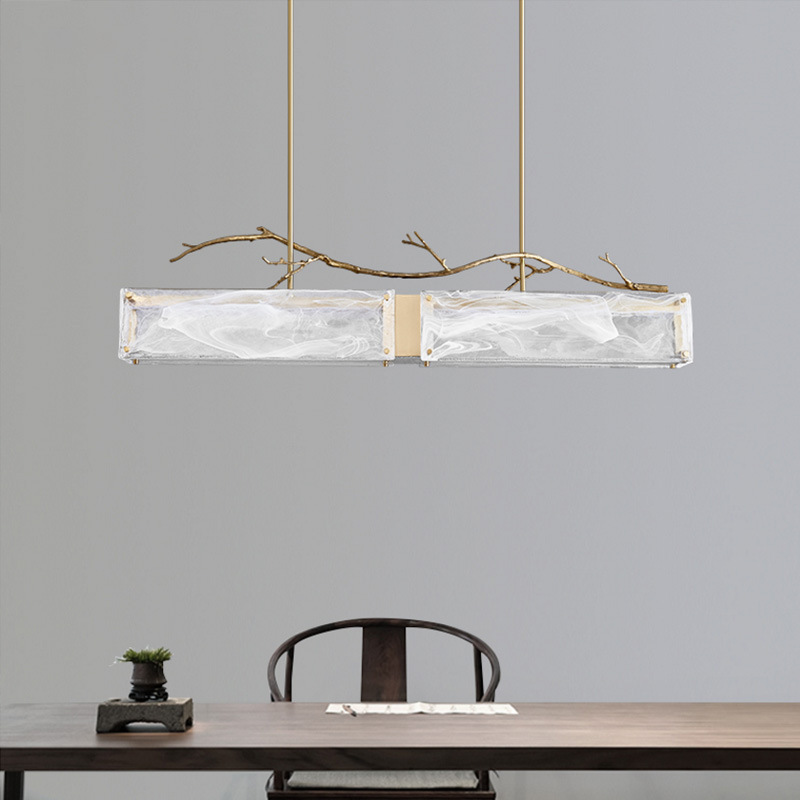 Nuevo candelabro de luz de salón de té chino, diseñador de estilo nacional de lujo, lámparas de diseño largo artístico, barra de bar de estilo chino, mesa de estudio, mesa de comedor