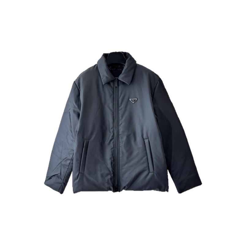 正确版本南油高品质P莆家25s新款三角形标实拉链羽绒服外套男女款|undefined