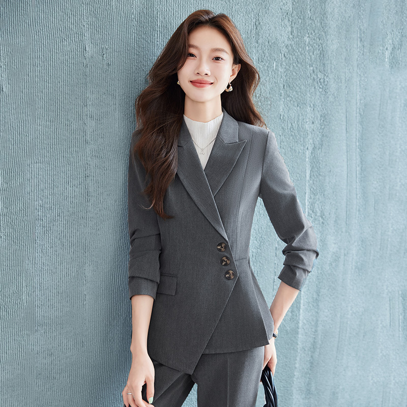 YWZ5512 suit suit 2024 autumn and winter new business attire tooling commuter formal suit coat overalls
