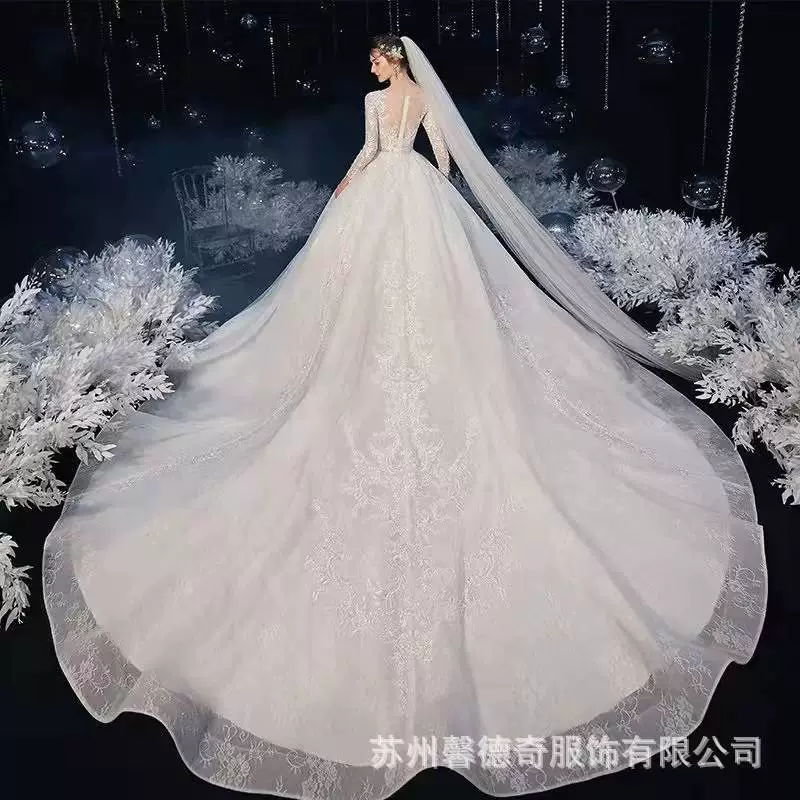 Звездное небо для фотосессии, свадебное платье для невесты, новая коллекция, французский стиль