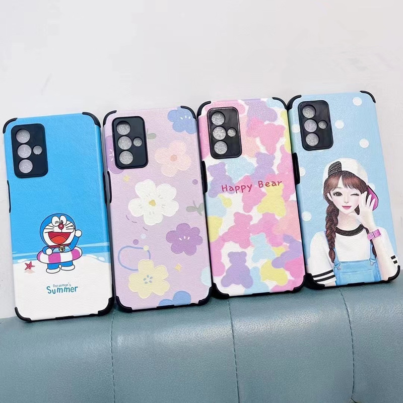 Suitable for Redmi K90 Lambskin Phone Case with Cartoon Sticker Turbo5 Silicone Cover Xiaomi 17 New Model Full-Cover Soft 15R