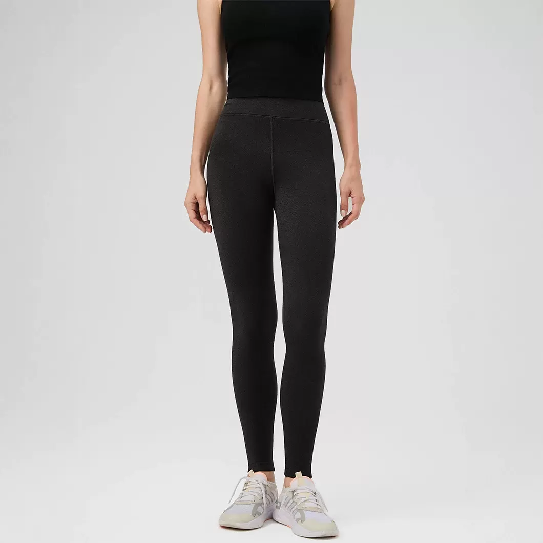 therow加绒澳绒打底裤高腰提臀自发热保暖抗起球外穿运动瑜伽裤