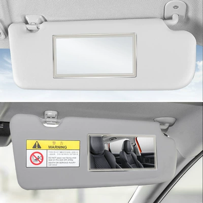 Car Sun Visor Vanity Mirror Car High-Definition Mirror Stainless Steel Vanity Mirror Car Interior Rearview Mirror Visor Mirror