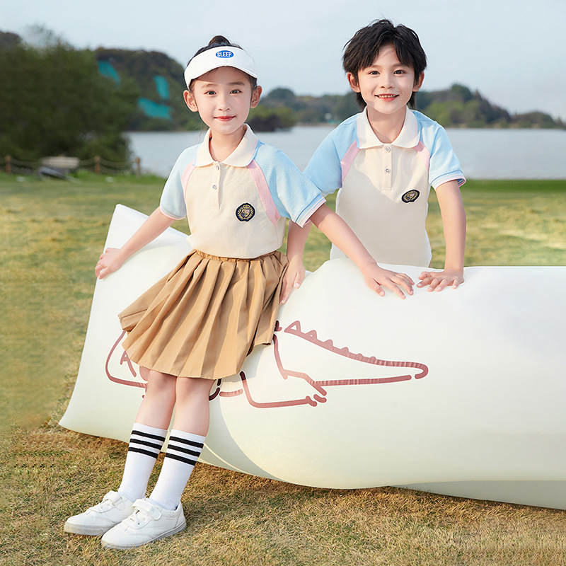 School uniform suit primary school student spring and autumn kindergarten Garden clothes summer children's cotton sportswear class clothes two-piece suit