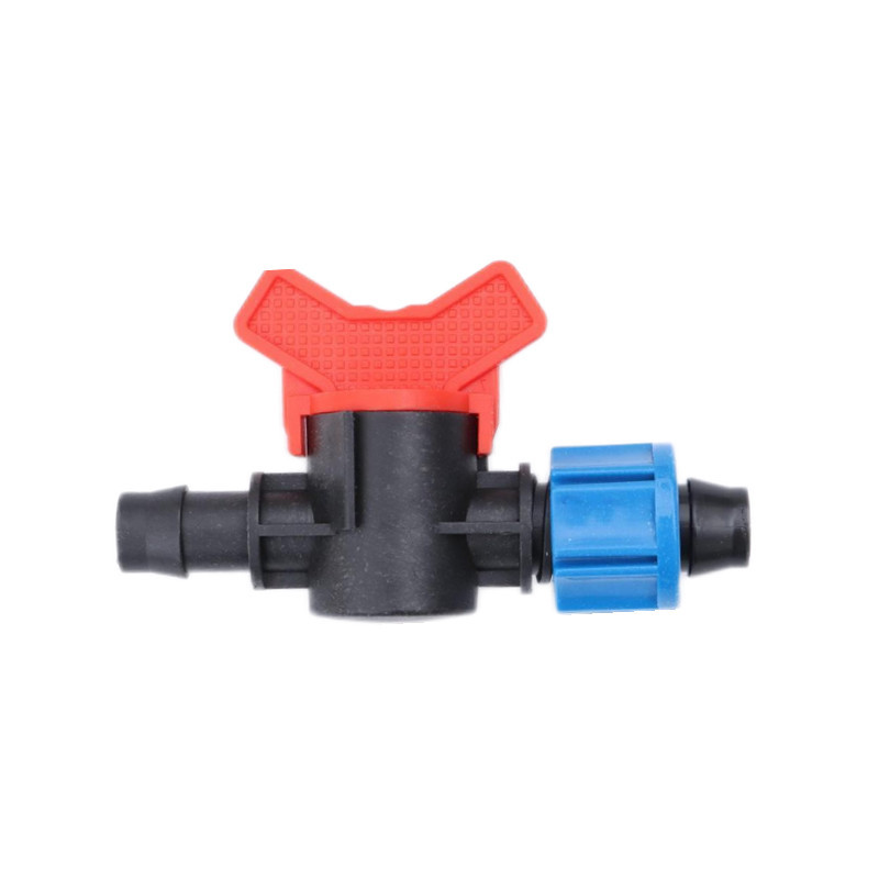 Válvula de derivación de anillo de tracción al por mayor, interruptor de riego por goteo, accesorios de tubería de agua, riego agrícola, 16 válvulas de derivación madre de bloqueo de tubería dura