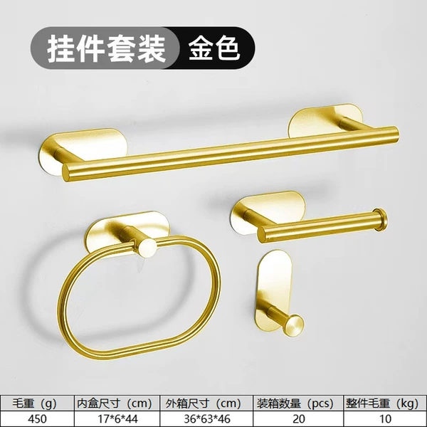 Pendant, golden set
