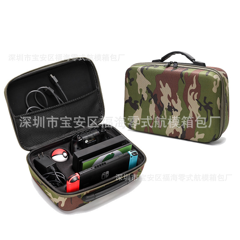 Paquete de almacenamiento Switch Paquete de accesorios Nintendo Switch Paquete de almacenamiento de gran capacidad EVA NS Paquete de protección de caja dura