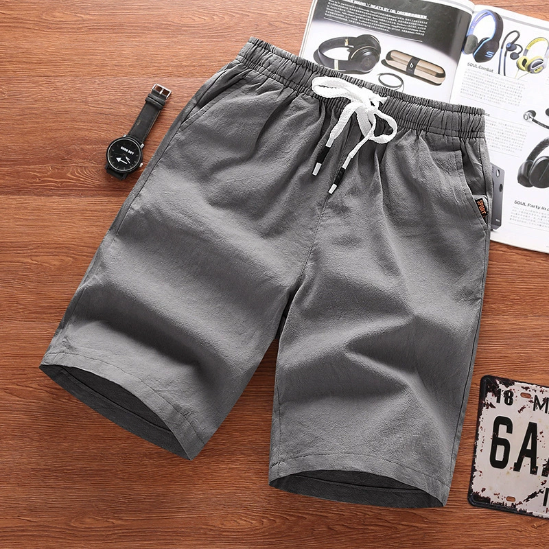 Breathable trousers, men's summer thin shorts for leisure, oversize