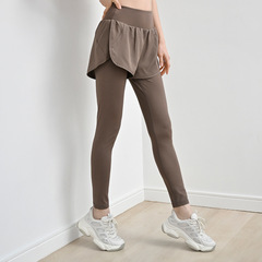 Yoga pants for women, single-length, professional running top, fashionable new style, elegant, high-end fitness suit set, wholesale