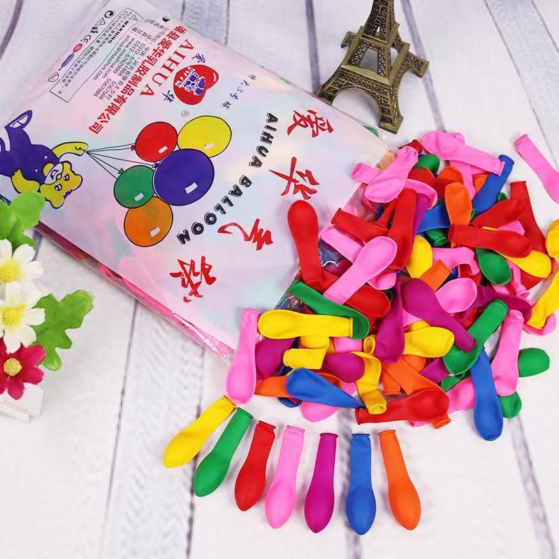 Color Big Three látex globo mercado nocturno puesto objetivo globo feria del templo lleno de agua pistola globo al por mayor