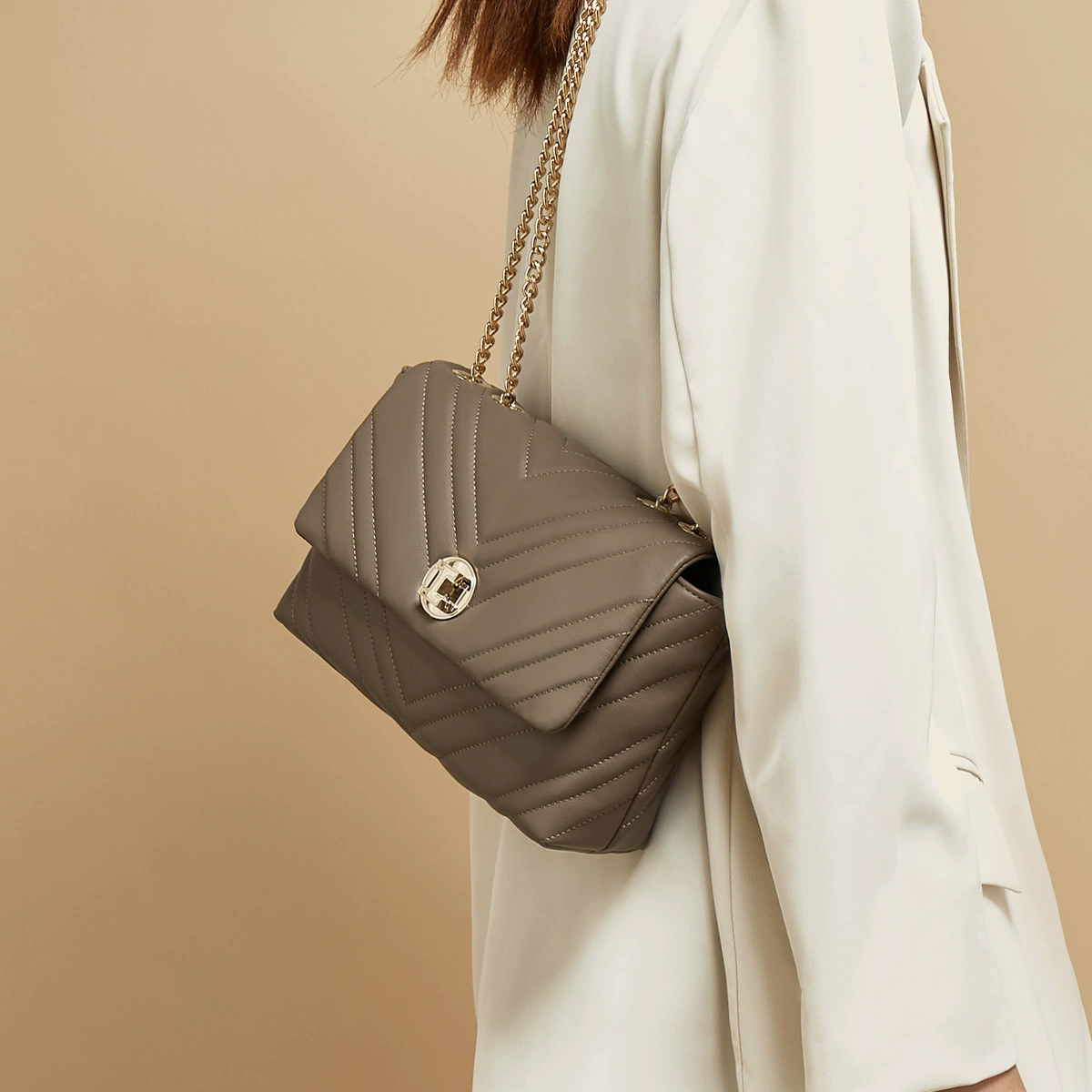 Golden Fox, новая высококачественная кожаная женская сумка с бриллиантами, женская сумка из натуральной кожи, большая вместительная сумка, сумка на цепочке для поездок на работу