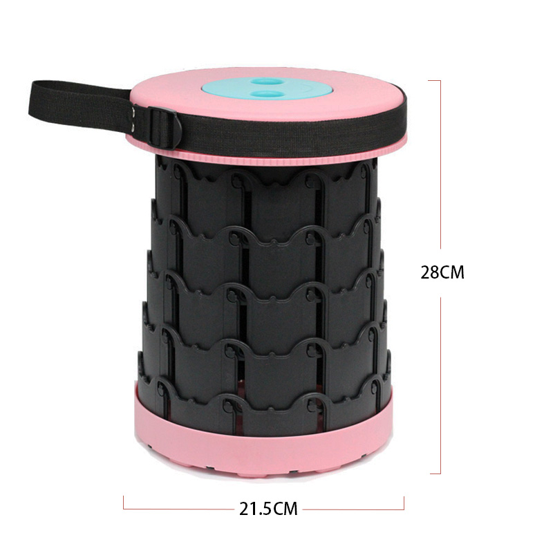 Asiento Maza eléctrico portátil coche eléctrico dibujo niño taburetes telescópicos coche artefacto de plástico cola plegable pequeño