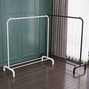 Simple Clothes Drying Rack Floor-Standing Foldableing Balcony Clothes Drying Rack Home Bedroom Household Clothes Drying Rod Foldableing Clothes Rack