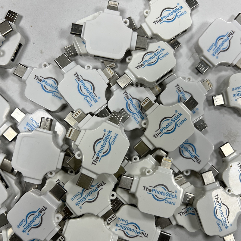 OTG转接器外壳 彩印 logo图案印刷 USB外壳喷印