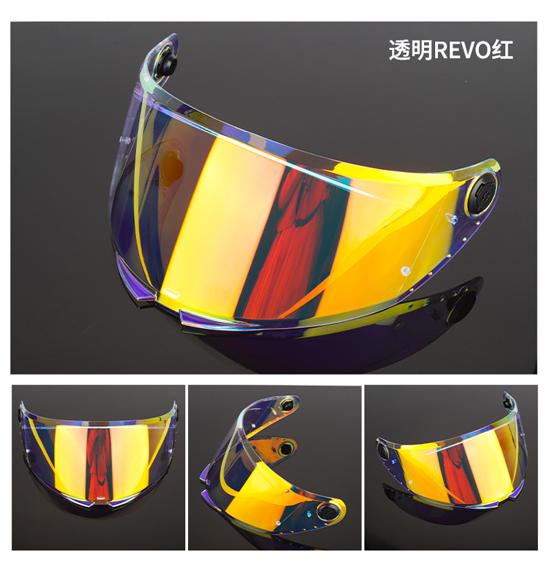 Motorcycle V-28B helmet visor is compatible with Thunder4SV/Stinger2/Thunder 4/Stinger 2 helmets