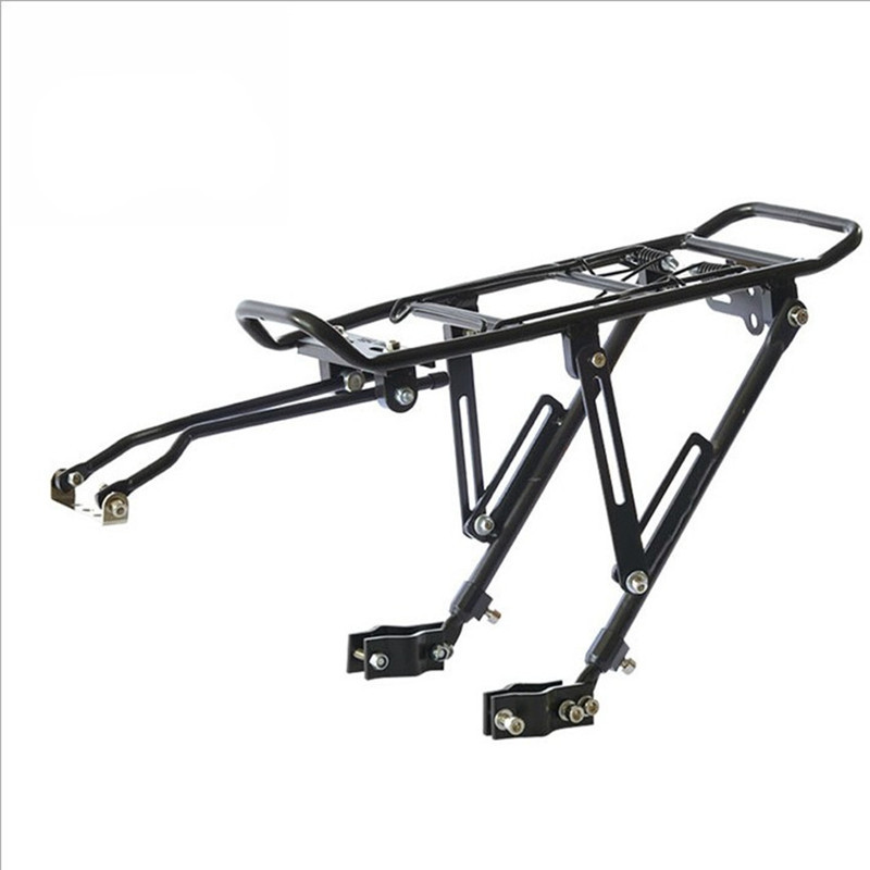 Bicicleta trasera percha de aleación de aluminio trasero estante de freno de disco de liberación rápida bicicleta de montaña percha trasera estante 023