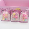 Children's ring, earrings, set, mixed decorations, ear clips, Korean style, wholesale