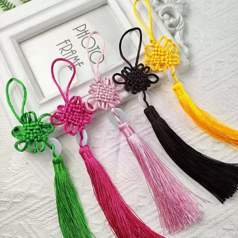 六盘中国结仿玉片中国结成品手工特色礼品礼盒挂件平安扣中国结