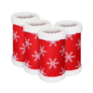 Christmas Snowflake Horse Legs Wrap Pet Horse Legs Stand-up Loose Comfortable for Christmas Parade